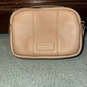 Pom Pom London Leather Barnes Belt Bag Sandstone